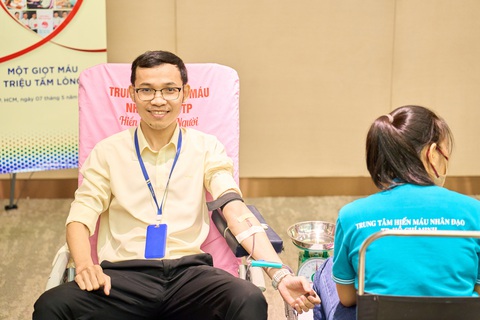 Hiến máu - nét văn hóa vì cộng đồng của THACO- Ảnh 3. CBNV không phải đợi chờ lâu khi tham gia hiến máu
