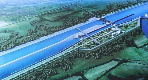 Campuchia phản hồi về yêu cầu chia sẻ thông tin chi tiết dự án kênh đào Phù Nam Techo- Ảnh 1. Phối cảnh 3D dự án kênh đào Phù Nam Techo do Bộ Giao thông công chánh Campuchia công bố gần đây - Ảnh: Chính phủ Campuchia