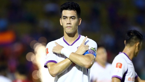 Vòng 17 V-League 2023-2024: Cờ đến tay CLB Nam Định- Ảnh 1. Tiến Linh được HLV Lê Huỳnh Đức kỳ vọng sẽ tiếp tục ghi bàn vào lưới Nam Định - Ảnh: QUANG THỊNH
