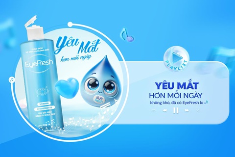 Yêu mắt hơn mỗi ngày với dung dịch vệ sinh và dưỡng mắt Eyefresh- Ảnh 1. Yêu mắt hơn mỗi ngày với dung dịch vệ sinh và dưỡng mắt Eyefresh- Ảnh 1.