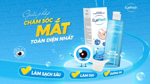 Yêu mắt hơn mỗi ngày với dung dịch vệ sinh và dưỡng mắt Eyefresh- Ảnh 3. Yêu mắt hơn mỗi ngày với dung dịch vệ sinh và dưỡng mắt Eyefresh- Ảnh 3.