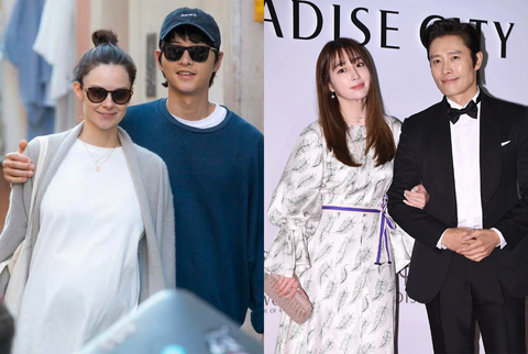 Tuy nhiên, có vẻ như Song Hye Kyo chẳng mấy để tâm tới những ồn ào này bởi hiện tại cả ba đều đã có cuộc sống mới. Trong khi, Lee Byung Hun đã yên bề gia thất, Song Joong Ki cũng đã kết hôn và lên chức bố thì Song Hye Kyo sống cuộc sống độc thân hạnh phúc của riêng mình. Song Joong Ki (trái), Lee Byung Hun (phải) hiện tại đều đã có cuộc sống hạnh phúc của riêng mình.