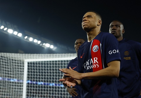6 lần sút bóng vào khung cầu môn, PSG 'chịu chết' trước Dortmund- Ảnh 4. Mbappe có thể đã đá trận đấu cuối cùng cho PSG tại Champions League - Ảnh: REUTERS
