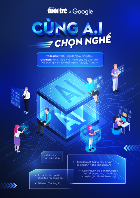 Trường đại học làm chatbot AI cố vấn học tập cho sinh viên- Ảnh 4. Cùng đến với chương trình AI Day tại TP.HCM vào ngày 10-5