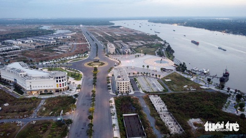 Toàn cảnh dự án khu đô thị Aqua City mà công an yêu cầu xác minh- Ảnh 1. Một góc dự án khu đô thị Aqua City (xã Long Hưng, TP Biên Hòa, Đồng Nai) hiện đã thành hình - Ảnh: A LỘC