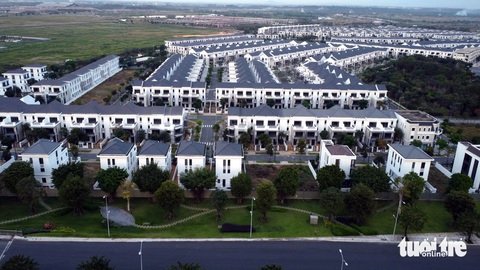 Hàng trăm căn nhà khang trang, hạ tầng kỹ thuật đầy đủ bên trong dự án Aqua City