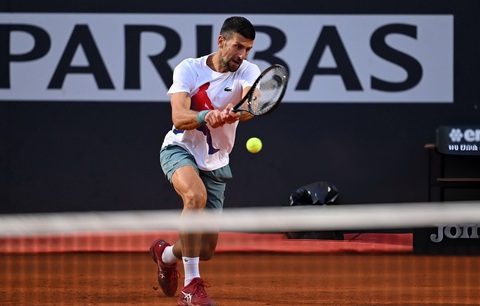 Khó đoán nhà vô địch ở Roland Garros 2024- Ảnh 1. Phong độ không tốt trong năm 2024 khiến Djokovic ít được đánh giá cao tại Roland Garros 2024 - Ảnh: Getty