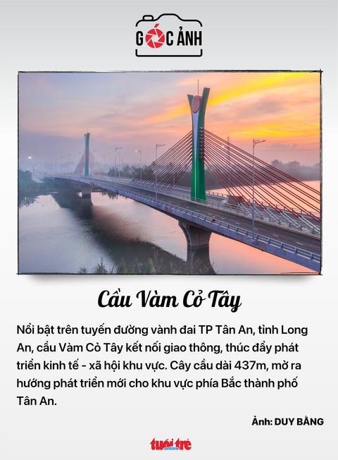 Tin tức sáng 9-5: Biến động 'ghế' lãnh đạo công ty bầu Đức- Ảnh 13. Cầu Vàm Cỏ Tây - Ảnh: DUY BẰNG