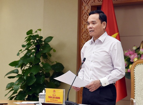 4 địa phương thí điểm thủ tục hành chính không phụ thuộc địa giới- Ảnh 1. Phó thủ tướng Trần Lưu Quang chủ trì cuộc họp - Ảnh: VGP