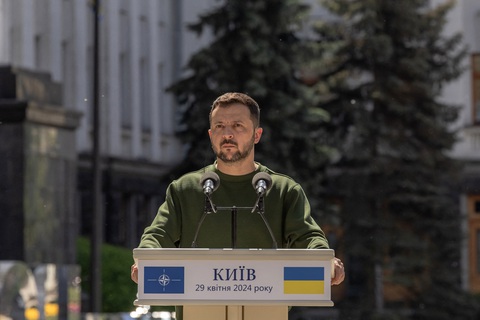 Tổng thống Ukraine Volodymyr Zelensky - Ảnh: AFP Tổng thống Ukraine Volodymyr Zelensky - Ảnh: AFP