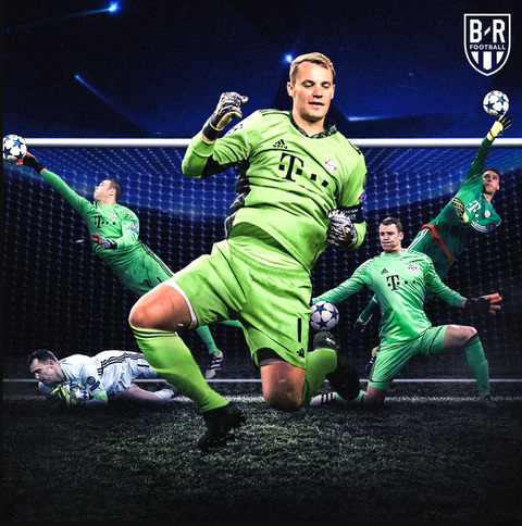 Biếm hài hước trận Real Madrid thắng ngược Bayern Munich- Ảnh 1. Manuel Neuer đã có màn trình diễn xuất sắc cho đến khi... mắc sai lầm, khởi nguồn cuộc lội ngược dòng của Real Madrid - Ảnh: B/R