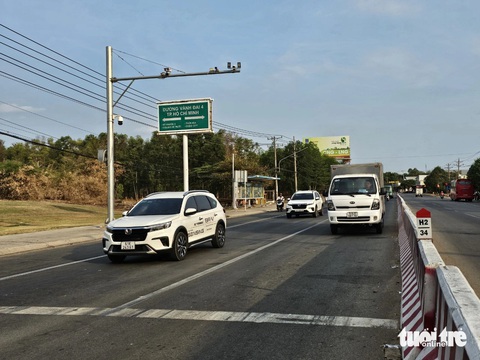 Vành đai 4 qua địa bàn thành phố Bến Cát, Bình Dương Đường vành đai 4 TP.HCM đoạn qua địa bàn TP Bến Cát (tỉnh Bình Dương) - Ảnh: BÁ SƠN