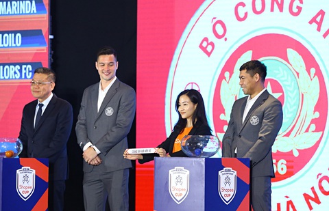 CLB Công An Hà Nội đối đầu đại gia bóng đá Thái Lan- Ảnh 1. CLB Công An Hà Nội nằm ở bảng B - Ảnh: QUANG THỊNH