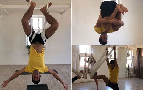 Ronaldo, Djokovic ăn uống, tập luyện thế nào để ở đỉnh cao thế giới?- Ảnh 4. Tập yoga là một trong những môn giúp Djokovic duy trì phong độ - Ảnh: Getty