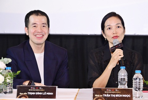 Hai gương mặt quen thuộc của Hội đồng thẩm định Dự án phim ngắn CJ là nhà sản xuất Trần Thị Bích Ngọc và đạo diễn Trịnh Đình Lê Minh - Ảnh: BTC Hai gương mặt quen thuộc của Hội đồng thẩm định Dự án phim ngắn CJ là nhà sản xuất Trần Thị Bích Ngọc và đạo diễn Trịnh Đình Lê Minh - Ảnh: BTC