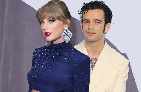 Nhàn như Taylor Swift, lướt TikTok vẫn có MV để ra mắt- Ảnh 2. Taylor Swift và tình cũ Matty Healy - anh chàng