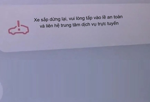 'Hàng hot' Xiaomi SU7 hỏng chỉ sau 39km, chưa phát hiện được nguyên nhân và không thể sửa chữa- Ảnh 3. Hệ thống báo lỗi - Ảnh: Autohome