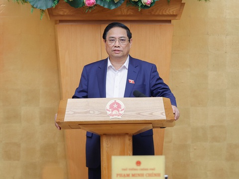 Thủ tướng yêu cầu phân tích rõ nguyên nhân những gì chưa làm được, rút kinh nghiệm trong quản lý, điều hành- Ảnh 1. Thủ tướng chủ trì phiên họp Chính phủ thường kỳ - Ảnh: VGP