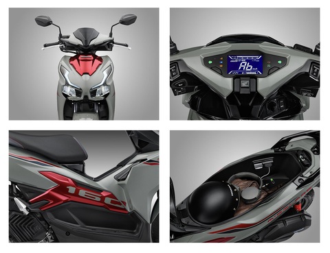 Honda Việt Nam giới thiệu Air Blade 2025 mới- Ảnh 3. Các điểm thiết kế vốn được yêu thích của dòng xe vẫn được duy trì ở Air Blade 2025 - Ảnh: HVN