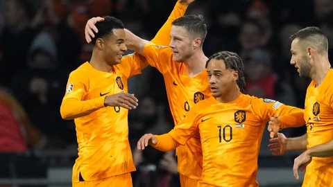 Bảng D Euro 2024: Pháp số 1, Hà Lan và Ba Lan cạnh tranh trực tiếp- Ảnh 2. Hà Lan là ứng viên cho vị trí nhì bảng Euro 2024 - Ảnh: REUTERS