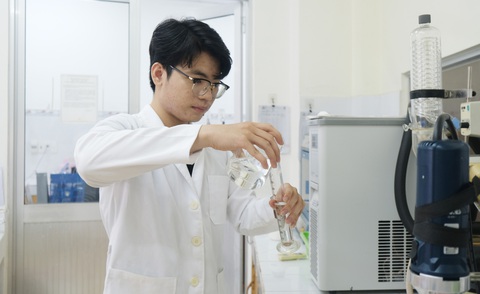 Ngô Trần Bảo Việt - sinh viên năm 3, Trường đại học Bách khoa, Đại học Quốc gia TP.HCM - Ảnh: NGỌC PHƯỢNG Ngô Trần Bảo Việt - sinh viên năm 3, Trường đại học Bách khoa, Đại học Quốc gia TP.HCM - Ảnh: NGỌC PHƯỢNG