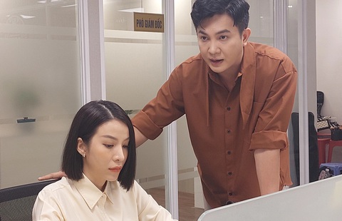 Ngô Phương Anh , Lê Nguyên Bảo trong phim đừng khóc anh đây rồi.- Ảnh: HOÀNG LÊ Ngô Phương Anh, Lê Nguyên Bảo trong phim Đừng khóc anh đây rồi - Ảnh: HOÀNG LÊ