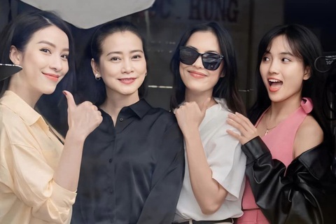 Bốn mẹ con bà Vân trong phim Đừng khóc anh đây rồi. - Ảnh: ĐPCC Bốn mẹ con bà Vân trong phim Đừng khóc anh đây rồi - Ảnh: ĐPCC