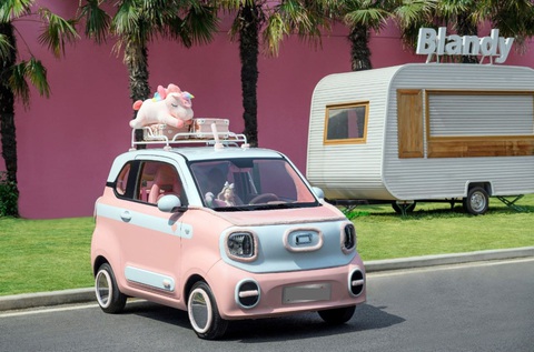 Rẻ hơn Wuling Mini EV, mẫu ô tô điện mini hứa hẹn gây sốt, có cả bản mui trần khác lạ- Ảnh 1. FAW Bestune Pony có thiết kế 3 cửa 4 chỗ ngồi, với thông số tổng thể 3.000 x 1.510 x 1.630 (mm), chiều dài cơ sở 1.953mm. Như vậy, xe có kích thước nhỉnh hơn Wuling Mini EV đang bán ở Việt Nam (2.920 x 1.493 x 1.621mm). Khoảng sáng gầm xe 130mm - Ảnh: FAW