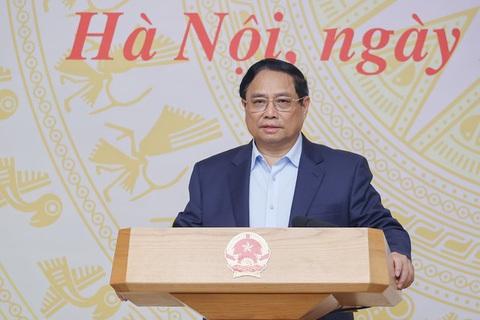 Thủ tướng họp bàn gỡ vướng liên thông dữ liệu chống gian lận, trốn thuế- Ảnh 1. Thủ tướng Phạm Minh Chính - Ảnh: VGP