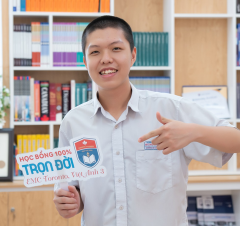 4 học sinh đầu tiên nhận học bổng toàn phần Chương trình tích hợp toàn phần Ontario- Ảnh 4. Chống An Khởi nhận học bổng toàn phần Chương trình tích hợp toàn phần Ontario