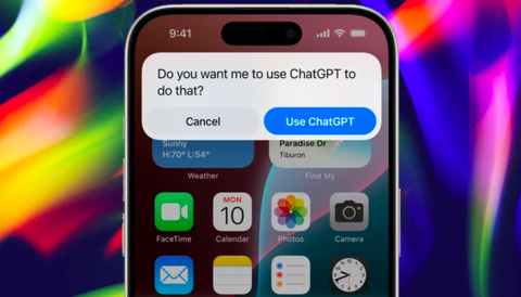 Apple tích hợp ChatGPT trên tất cả các thiết bị- Ảnh 1. Apple sẽ mang ChatGPT vào các ứng dụng của mình, gồm cả Siri - Ảnh chụp màn hình
