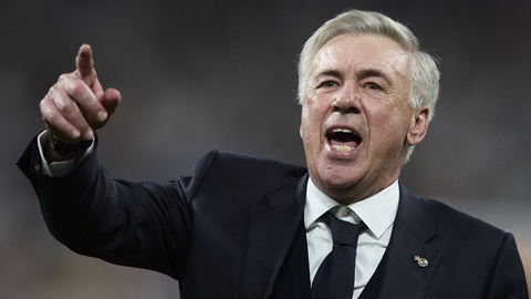 Tin tức thể thao sáng 11-6: Quyết định số phận HLV Erik ten Hag; Hà Lan đè bẹp Iceland 4-0- Ảnh 2. HLV Ancelotti tuyên bố sẵn sàng cùng Real Madrid tham gia World Cup các CLB - Ảnh: Getty