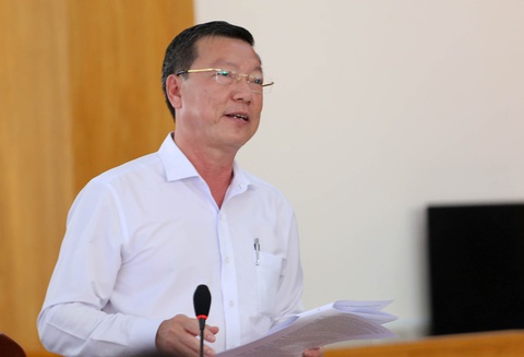 Chủ tịch UBND huyện Cần Giờ Nguyễn Văn Hồng - Ảnh: CTV