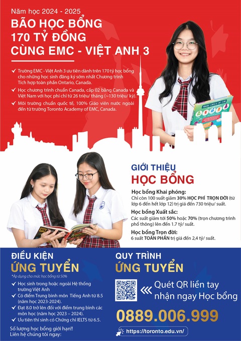 4 học sinh đầu tiên nhận học bổng toàn phần Chương trình tích hợp toàn phần Ontario- Ảnh 5. 4 học sinh đầu tiên nhận học bổng toàn phần Chương trình tích hợp toàn phần Ontario- Ảnh 5.