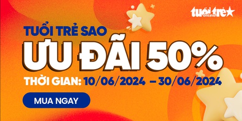 ‘Tuổi Trẻ Sao - Ưu đãi nửa giá’ - mang Tuổi Trẻ đến gần bạn hơn- Ảnh 1. ‘Tuổi Trẻ Sao - Ưu đãi nửa giá’ - mang Tuổi Trẻ đến gần bạn hơn- Ảnh 1.