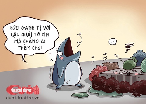 Rác: Kẻ ăn không hết người lần chẳng ra- Ảnh 1. Rác: Kẻ ăn không hết người lần chẳng ra - Tranh: Anh Trọc Comics