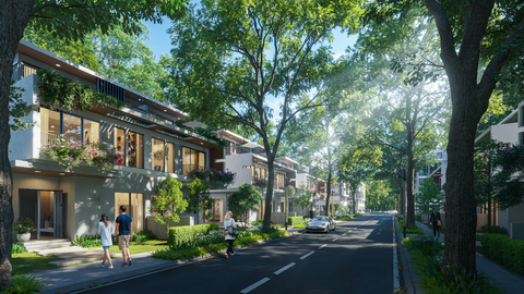 Lần đầu tiên thị trường Việt Nam xuất hiện dự án bất động sản có 7 tầng thiên nhiên- Ảnh 3. Mái nhà không cao hơn tán cây tại Blue Forest