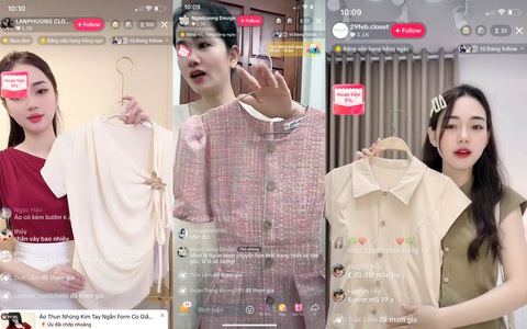 bán hàng live stream từ các sàn thương mại điện tử Bán hàng live stream từ các sàn thương mại điện tử đang phát triển mạnh mẽ