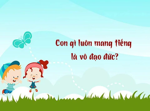 Con gì luôn mang tiếng là vô đạo đức?- Ảnh 1. Con gì luôn mang tiếng là vô đạo đức?- Ảnh 1.