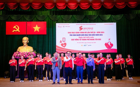 Lan tỏa yêu thương và tôn vinh những tấm lòng vàng hiến máu- Ảnh 1. Ngày hội hiến máu “Giọt hồng từ thành phố mang tên Bác”