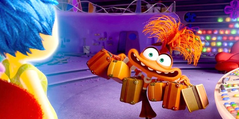 Inside Out 2: Khi người ta lớn, niềm vui nhường chỗ cho lo âu- Ảnh 2. Lo Âu - cảm xúc chủ đạo khi cô bé Riley bước vào tuổi dậy thì - Ảnh: Pixar