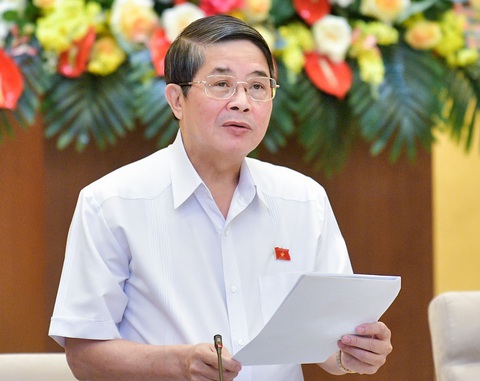 Thường vụ Quốc hội thống nhất trình Quốc hội giảm 2% thuế VAT đến hết 2024- Ảnh 1. Phó chủ tịch Quốc hội Nguyễn Đức Hải - Ảnh: GIA HÂN