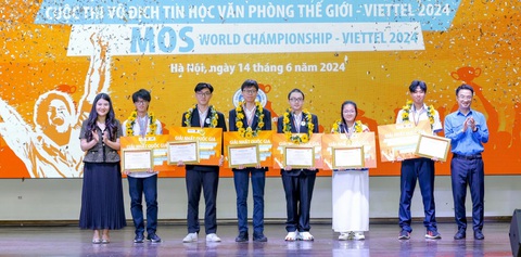 6 thí sinh Việt Nam sẽ tranh tài Vô địch Tin học văn phòng thế giới- Ảnh 1. 6 thí sinh Việt Nam chiến thắng cuộc thi Vô địch Tin học văn phòng thế giới - Viettel mùa giải 2024 sẽ tranh tài tại cuộc thi thế giới diễn ra ở Mỹ - Ảnh: BTC