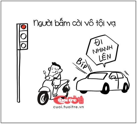 So sánh người yêu cũ và người đi đường thiếu ý thức- Ảnh 2. Người bấm còi vô tội vạ.