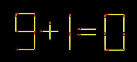 Thử tài IQ: Di chuyển hai que diêm để 9+1=6 thành phép tính đúng- Ảnh 5.