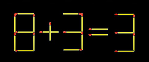 Thử tài IQ: Di chuyển hai que diêm để 1+4=6 thành phép tính đúng- Ảnh 3.