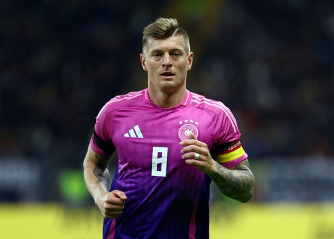 Một kỳ Euro trên tinh thần World Cup- Ảnh 3. Toni Kroos tham dự Euro 2024 trong màu áo đội tuyển chủ nhà Đức - Ảnh: REUTERS