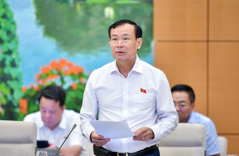 Dao phục vụ lao động, sản xuất, sinh hoạt không coi là vũ khí- Ảnh 1. Chủ nhiệm Ủy ban Quốc phòng và An ninh Lê Tấn Tới - Ảnh: Media Quốc hội