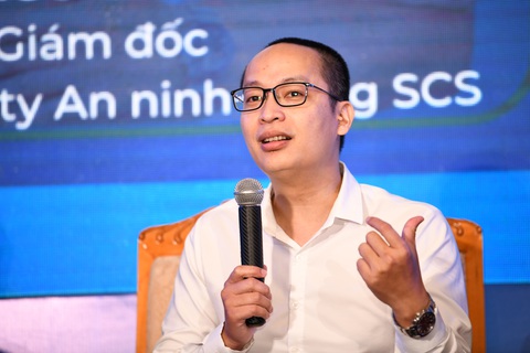 Xác thực khuôn mặt chỉ mất 30 giây mà lại an toàn, tôi là khách hàng đầu tiên- Ảnh 3. Ông Ngô Tuấn Anh - tổng giám đốc Công ty an ninh mạng SCS - Ảnh: QUANG ĐỊNH