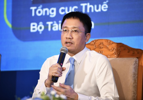 Xu hướng thẻ không số để bảo mật và bảo vệ khách hàng- Ảnh 3. Ông Mai Sơn - phó tổng cục trưởng Tổng cục Thuế - Ảnh: QUANG ĐỊNH